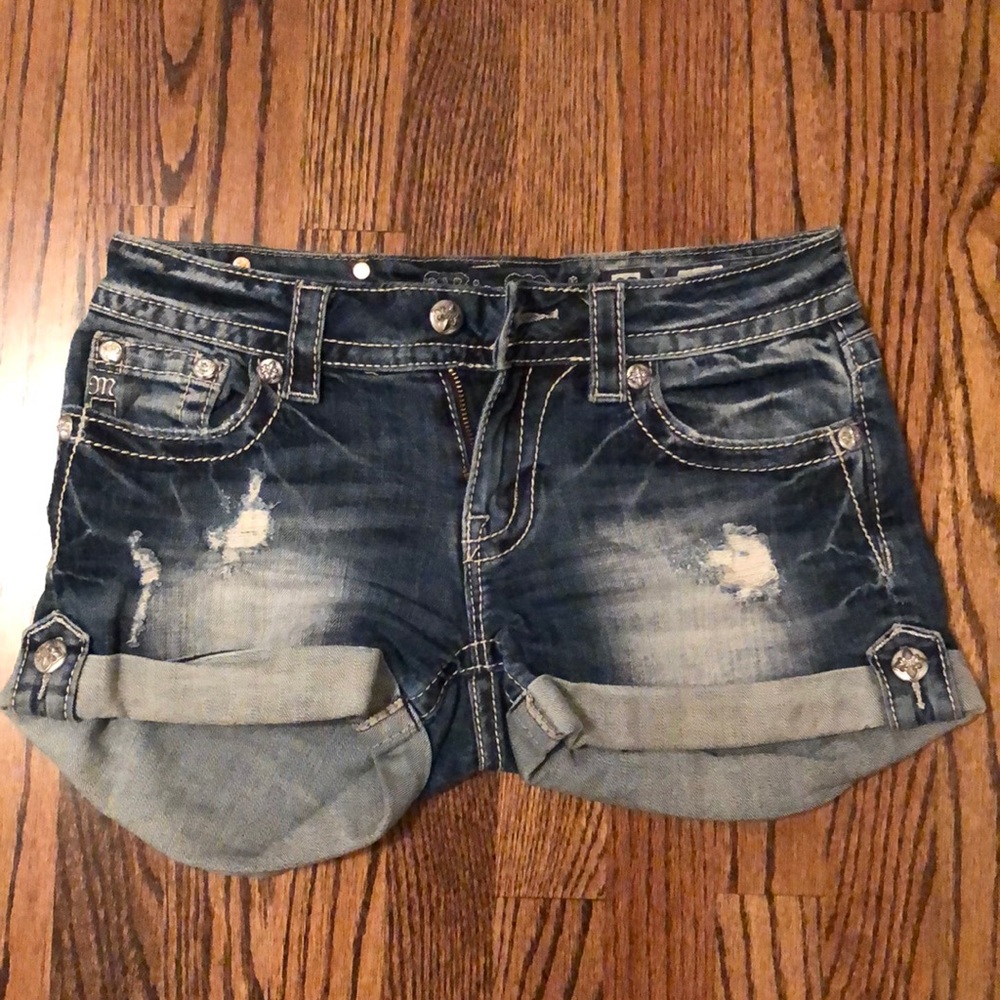Miss Me signature shorts